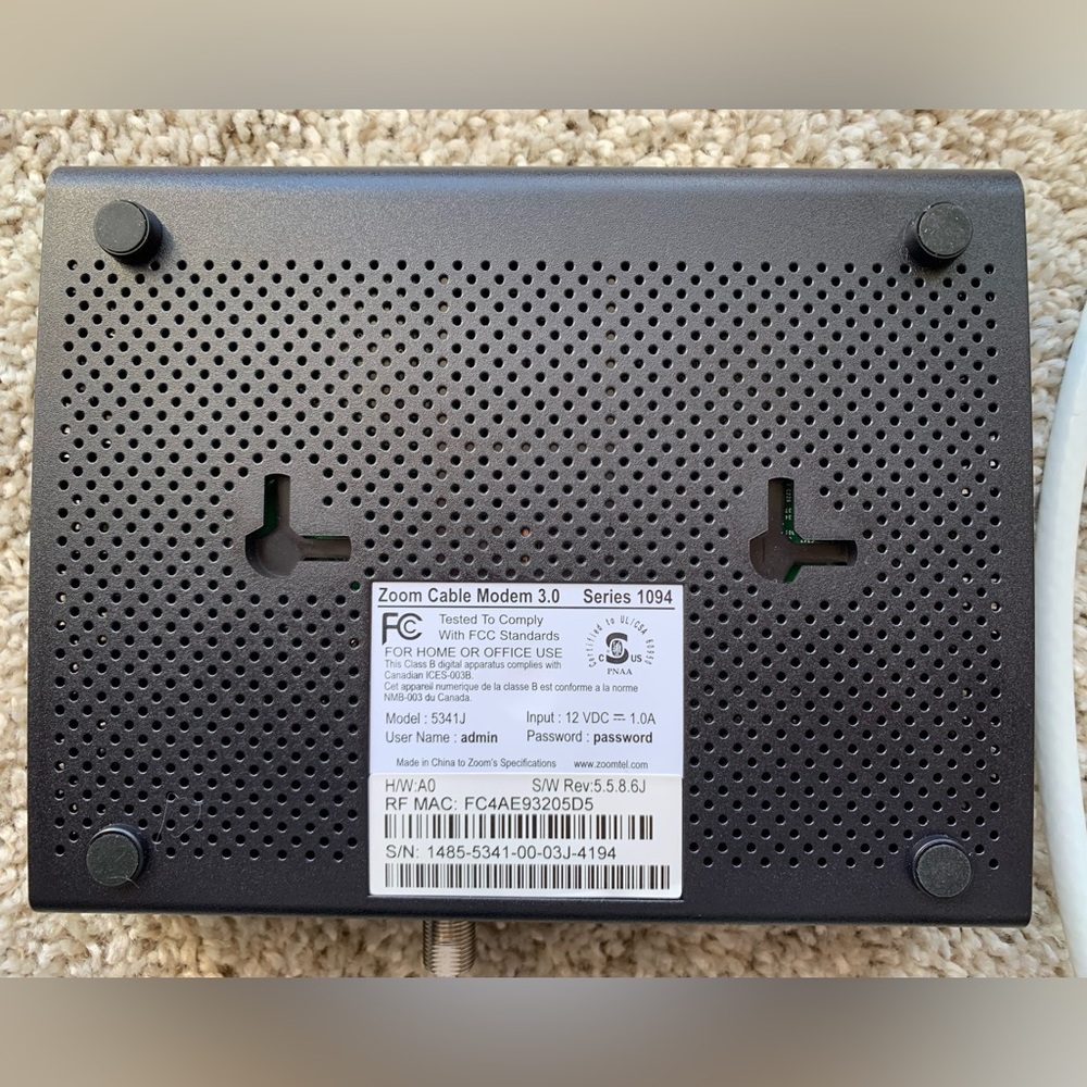 Zoom Cable Modem - Picture 3 of 4
